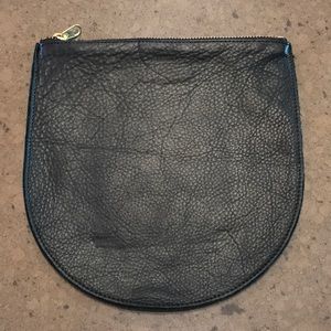 Large Baggu Leather Pouch Bag.